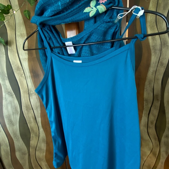 NWT miss attitude long sleeve top with tank, girls xl 16 - Picture 4 of 6